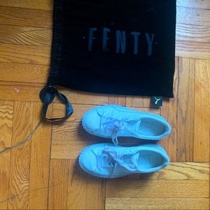 White Fenty Puma Sneakers